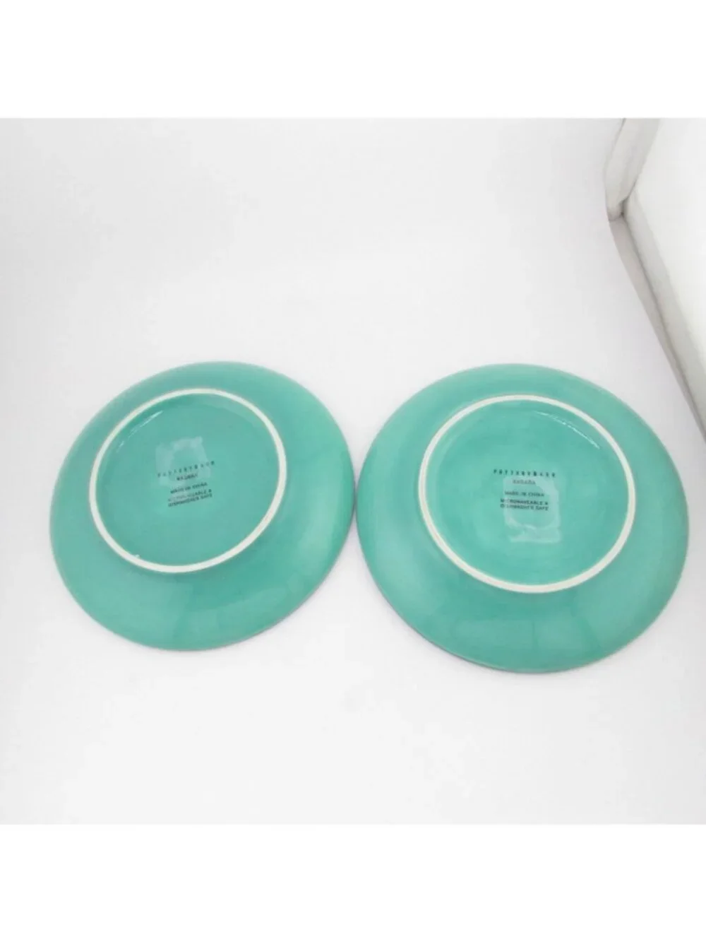 Set Pottery Barn Green / turquoise Kasara Moroccan Mosaic Salad Appetizer Plates